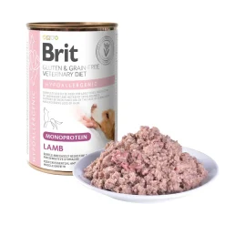 Brit Veterinary Diet for dogs Hypoallergenic Monoprotein Lamb Can 400g