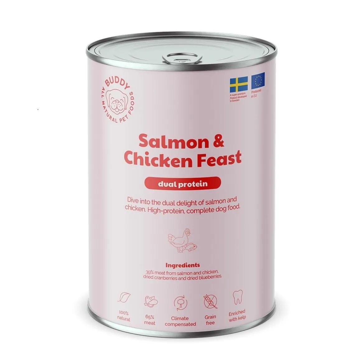 Buddy Salmon & Chicken Feast 400g