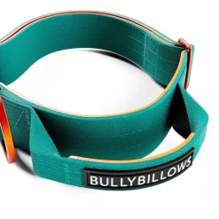 BullyBillows Combat kaulapanta kahvalla, turkoosi & oranssi 4 cm