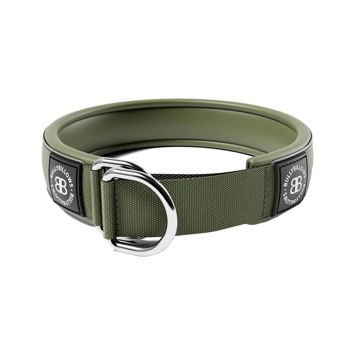 BullyBillows koiran puolikiristävä panta 5 cm, khaki