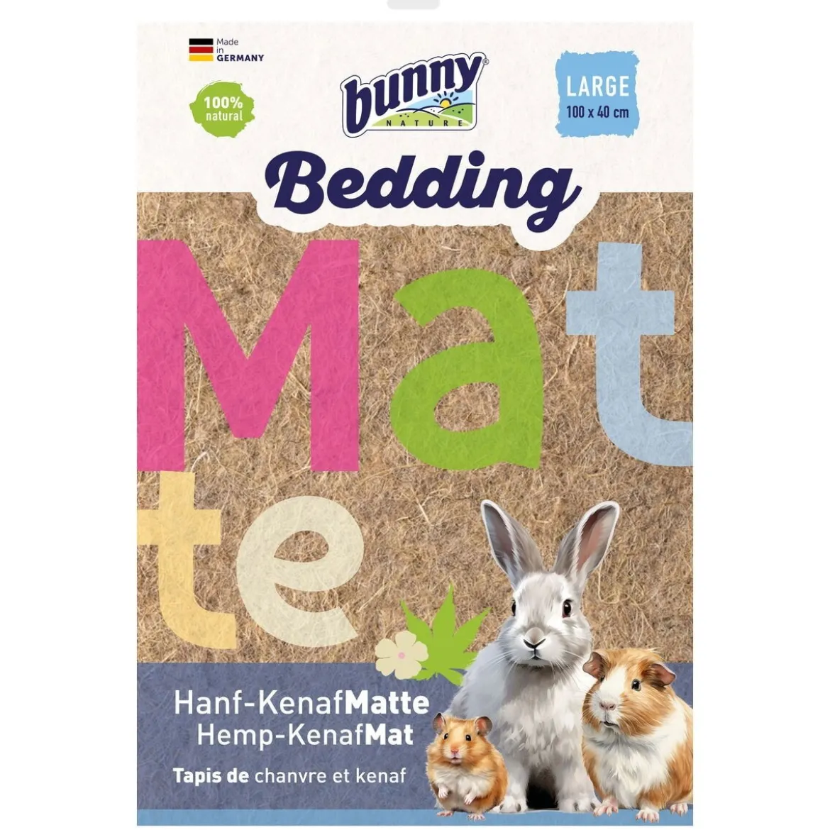Bunny Nature Hamppu-Kenaf matto