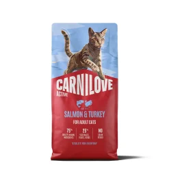 Carnilove Cat Adult Active Salmon & Turkey
