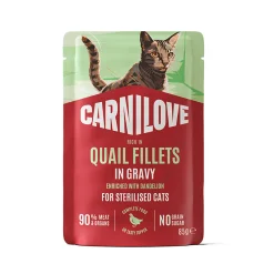 Carnilove Cat Adult Sterilized Quail 85 g