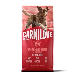 Carnilove Dog Adult Active Venison, Reindeer & Wild boar