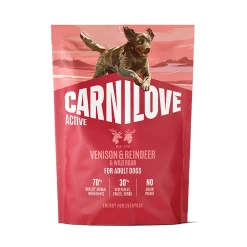 Carnilove Dog Adult Active Venison, Reindeer & Wild boar