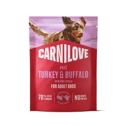 Carnilove Dog Adult Turkey & Buffalo Patee 300 g