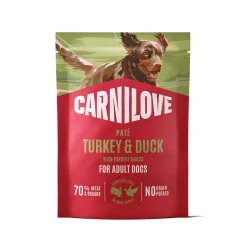 Carnilove Dog Adult Turkey & Duck Patee 300 g