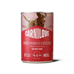 Carnilove Dog Adult Turkey & Reindeer Patee 400 g