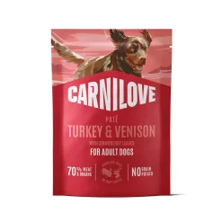 Carnilove Dog Adult Turkey & Venison Patee 300 g