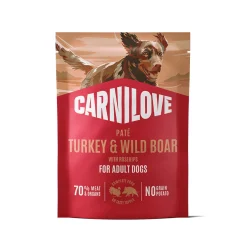 Carnilove Dog Adult Turkey & Wild boar Patee 300 g