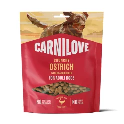 Carnilove Dog Crunchy Snack Ostrich with Blackberries 200 g