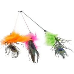 Cat Dangler Feathers 36cm