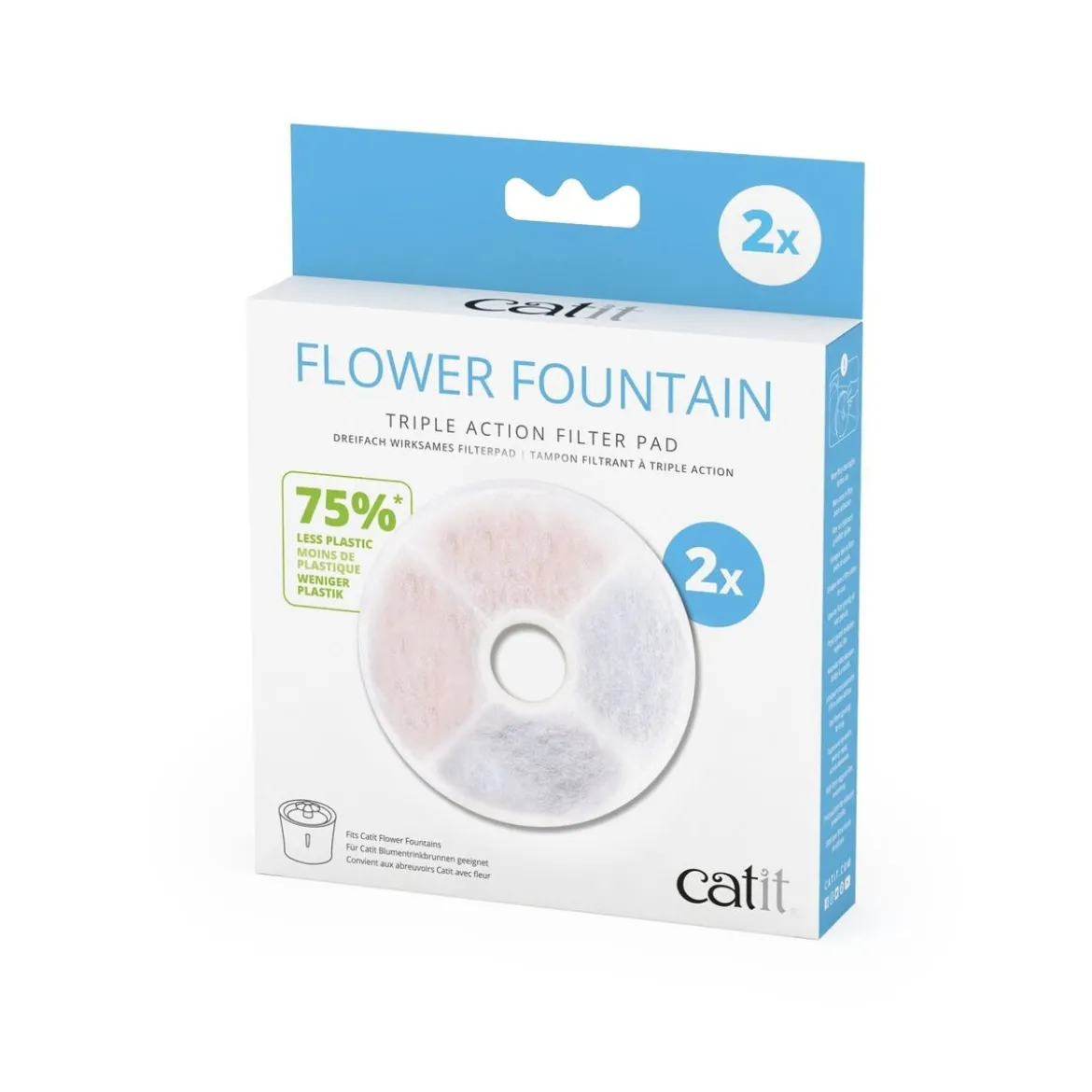 Catit Flower Fountain Triple Action suodattimet 2kpl