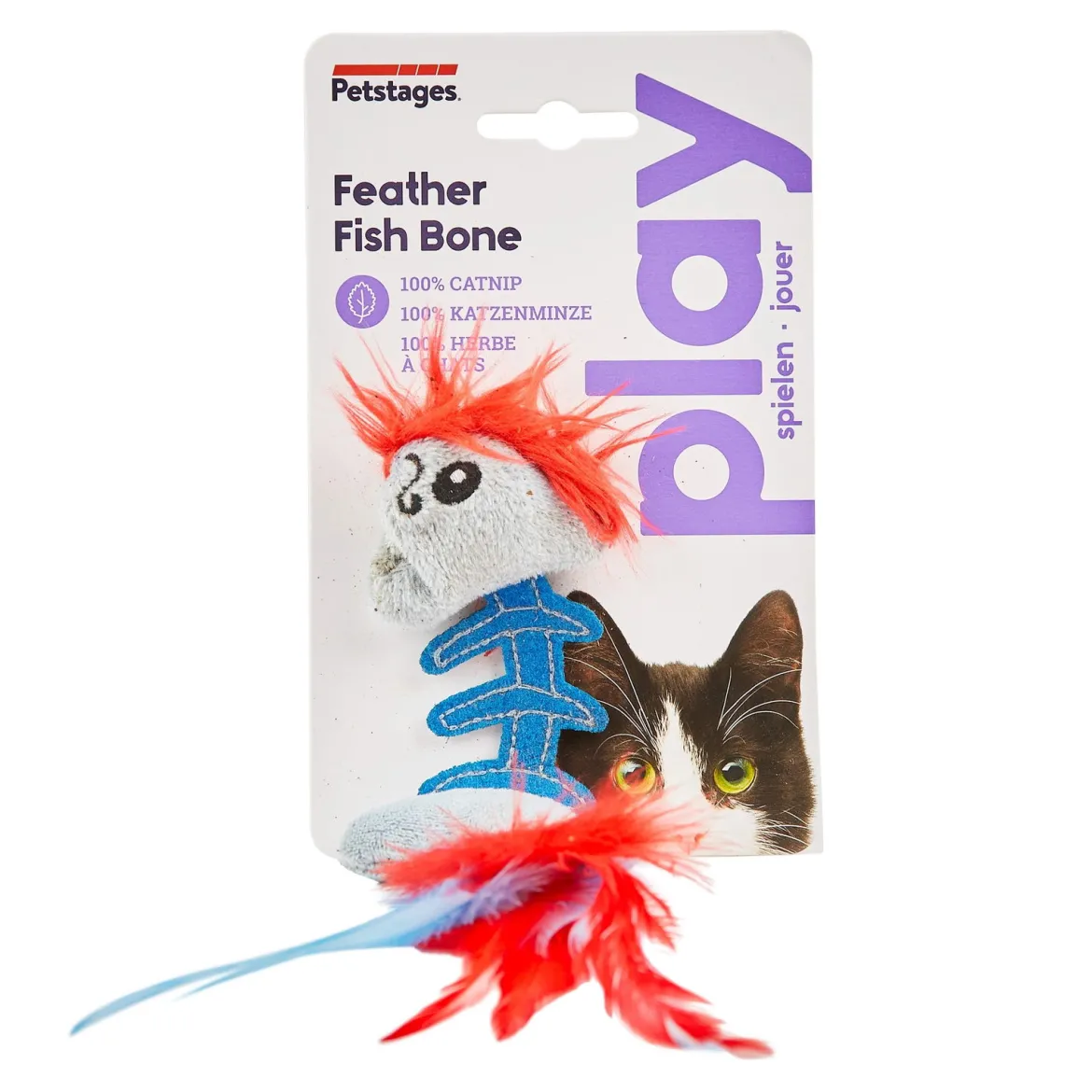 Catstages Feather Fish Bone