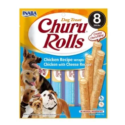 Churu Rolls koiranherkut, kana-juusto 8 kpl