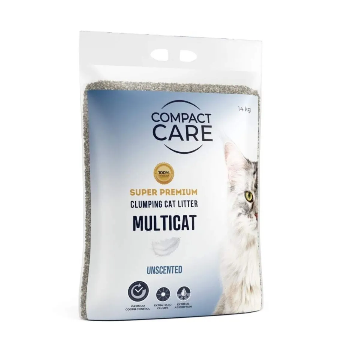 Compact Care Multicat Unscented 14 kg
