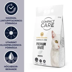 Compact Care Premium White Unscented 4 x 10kg