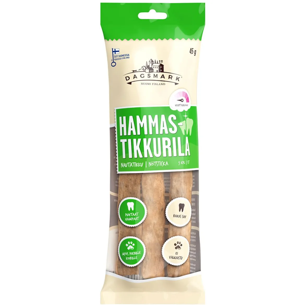 Dagsmark Dentaltikku Nauta 45g