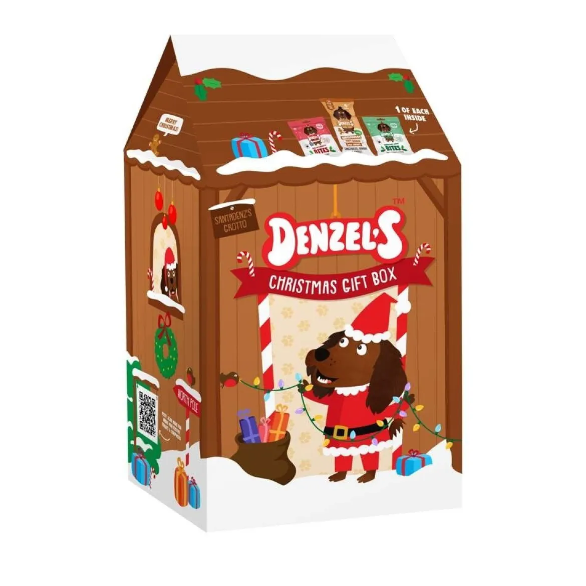 Denzel's Christmas -herkkulahjapakkaus koiralle 175g