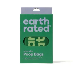 Earth Rated kakkapussi kahvoilla PCR-muovia 120 kpl, laventeli