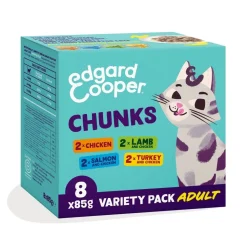 Edgard&Cooper Cat multipack paloja kastikkeessa 8x85g