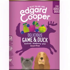 Edgard & Cooper Dog Adult Game & Duck 400 g