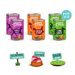 Edgard & Cooper Dog Multipack 6x400g