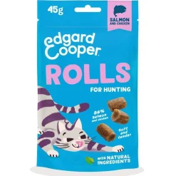Edgard&Cooper Soft Rolls kissanherkku lohi-kana 45 g
