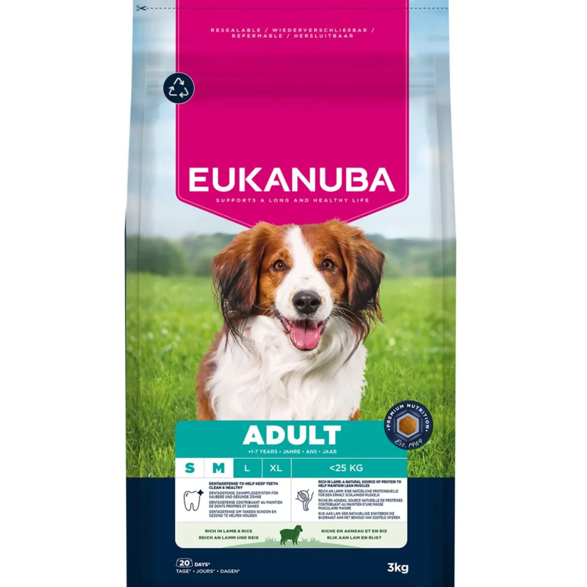 Eukanuba Adult Small & Medium Breed Lamb & Rice