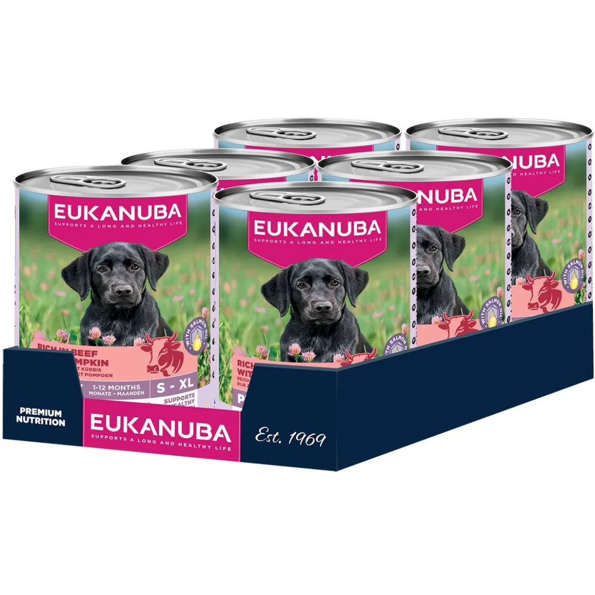Eukanuba Dog Wet Puppy Nauta & Kurpitsa 400 g