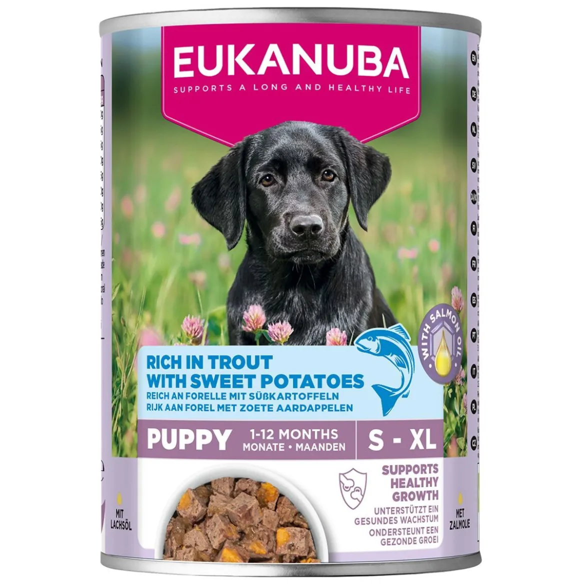 Eukanuba Dog Wet Puppy Taimen & Bataatti 400 g
