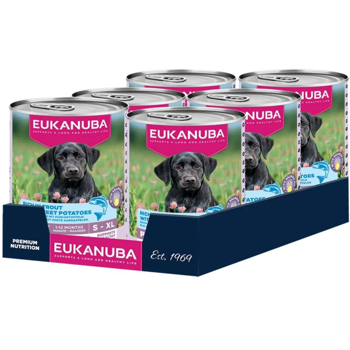 Eukanuba Dog Wet Puppy Taimen & Bataatti 400 g