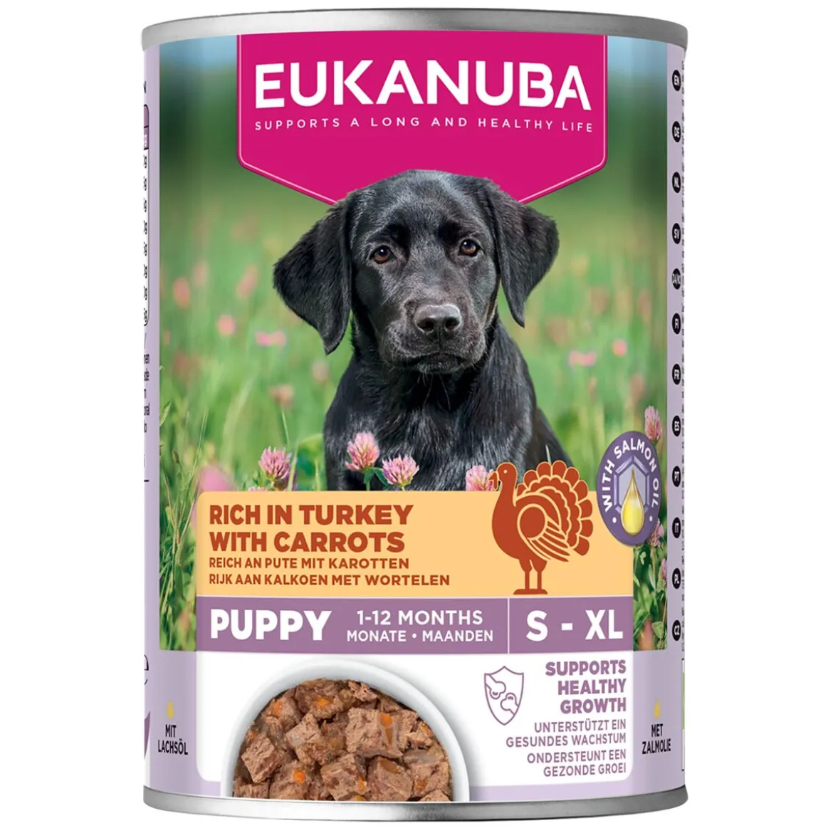 Eukanuba Dog Wet Puppy Turkey with Carrots 400g