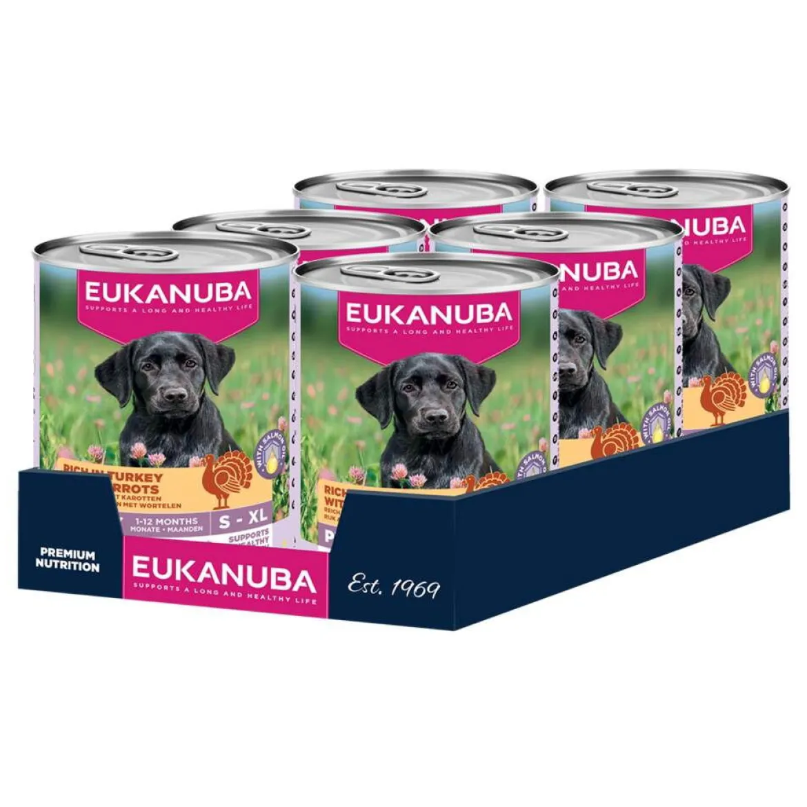 Eukanuba Dog Wet Puppy Turkey with Carrots 400g