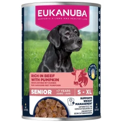 Eukanuba Dog Wet Senior Nauta & Kurpitsa 400 g