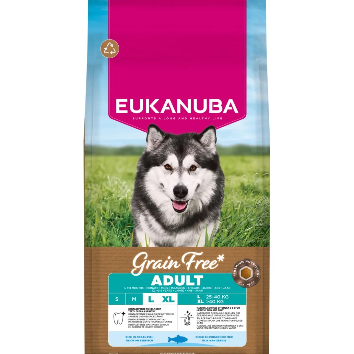 Eukanuba Grain Free Adult Large & Extra Large Breed Ocean Fish