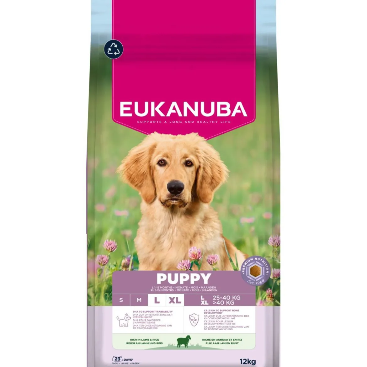 Eukanuba Puppy&Jr LB Lamb&Rice 2 x 12kg