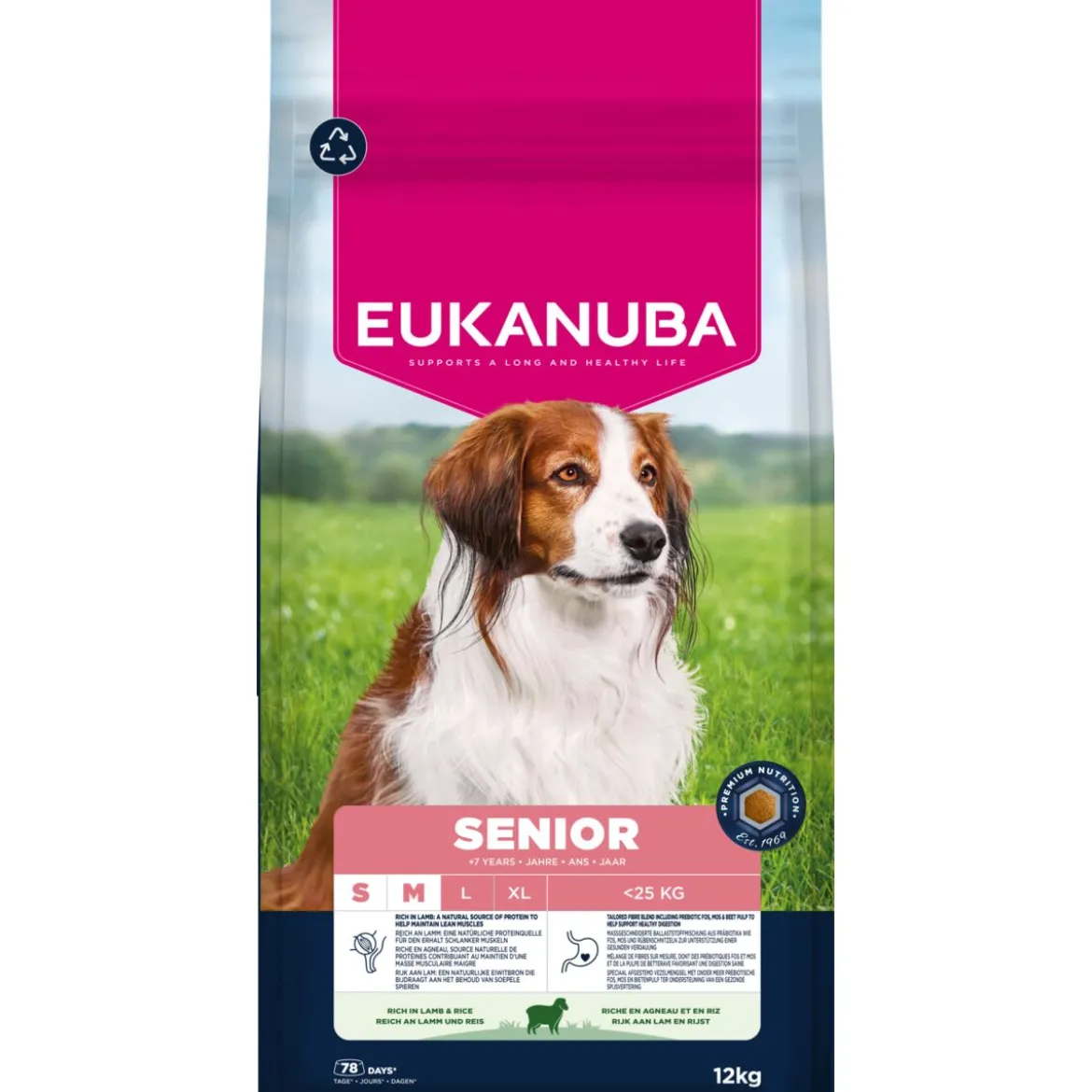Eukanuba Senior Small & Medium Breed Lamb & Rice