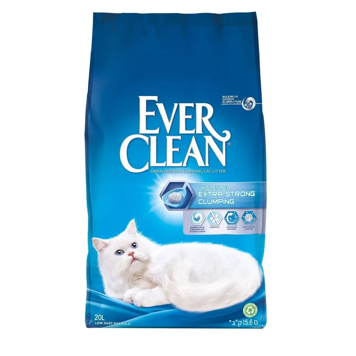 Ever Clean Extra Strong Unscented 4 x 10L
