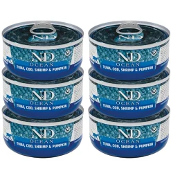 Farmina N&D Cat Ocean Tuna & Pumpkin 6x70g