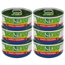Farmina N&D Cat Prime Chicken & Pomegranate 6x70g
