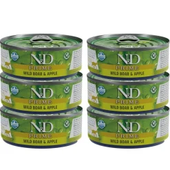 Farmina N&D Cat Prime Wild Boar & Apple 6 x 70 g