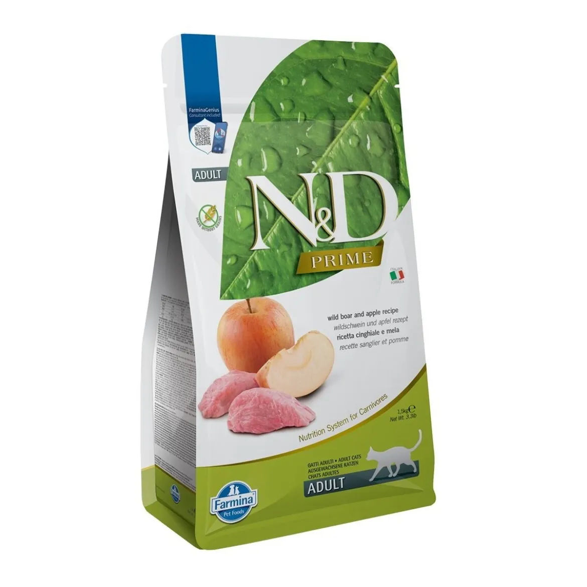 Farmina N&D Prime Cat Wild Boar&Apple 1,5 kg