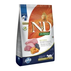 Farmina N&D Pumpkin Cat Lamb&Blue Neutered 5kg