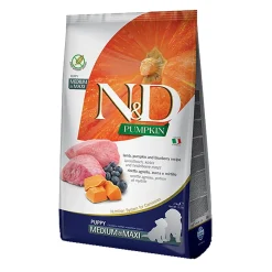 Farmina N&D Pumpkin Dog Lamb & Blueberry Puppy M/L 12 kg