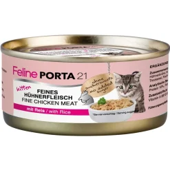 Feline Porta 21 Kitten Kana & Riisi, 90 g