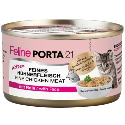 Feline Porta 21 Kitten Kana & Riisi, 90 g
