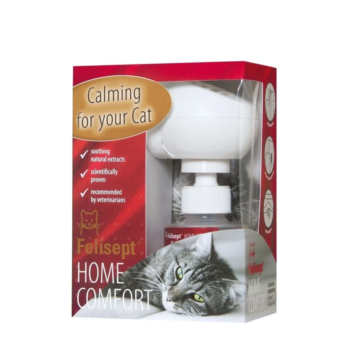 Felisept Home Comfort haihdutin + liuos