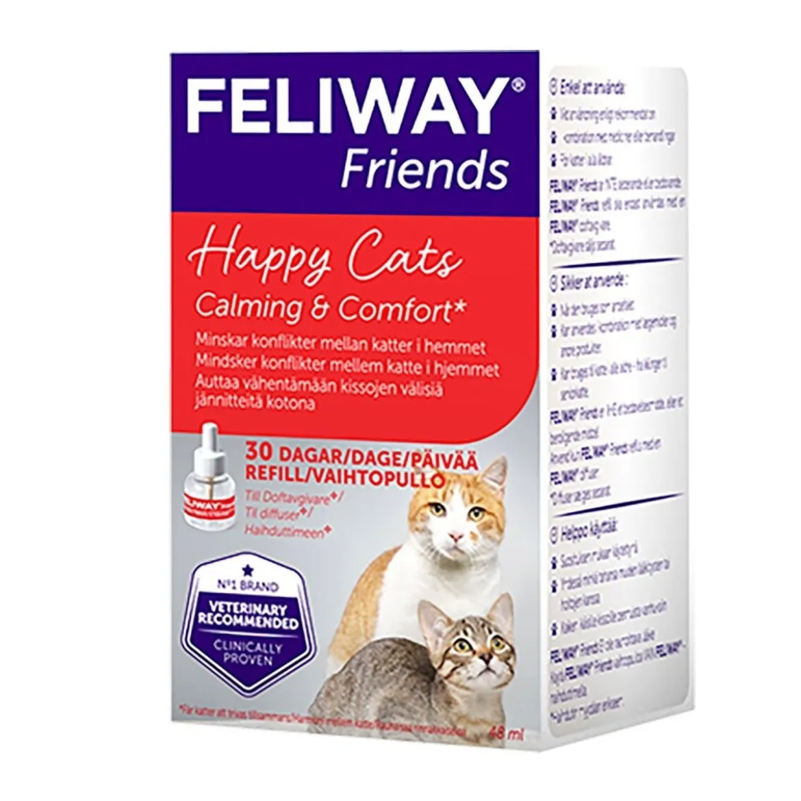 Feliway Friends täyttöpullo, 48 ml