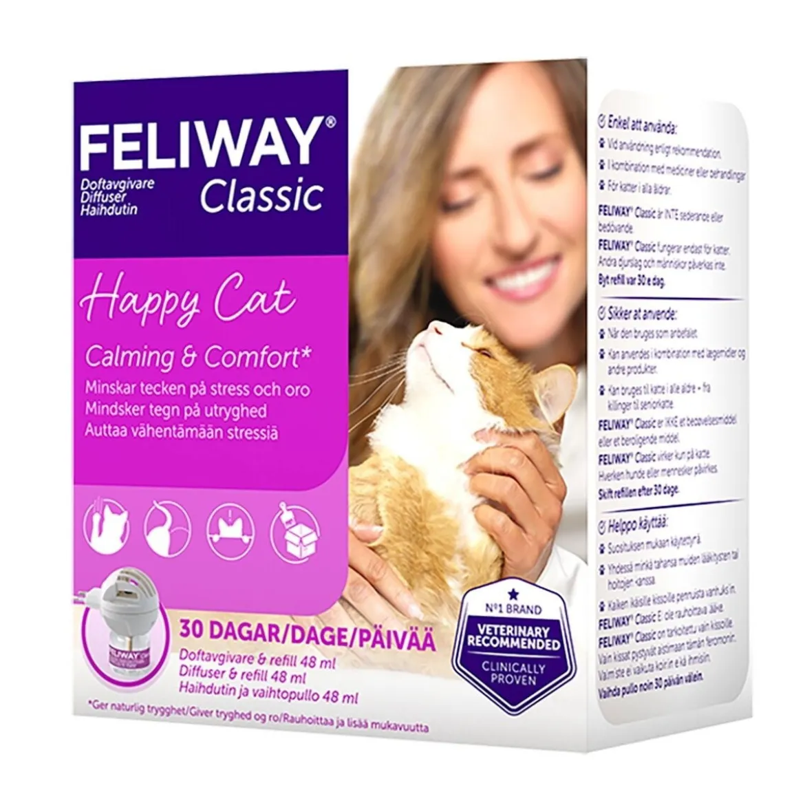 Feliway haihdutin ja liuos, 48 ml